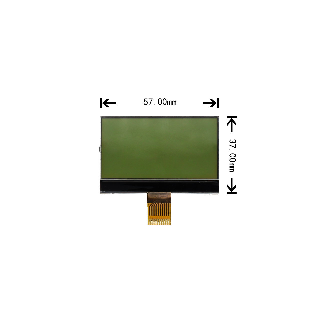 高对比度 132x64 点阵 COG LCD STN 透射式图形显示器ST7567 控制器